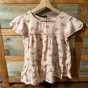Cat & Jack Girls' Pink Butterfly Shirt